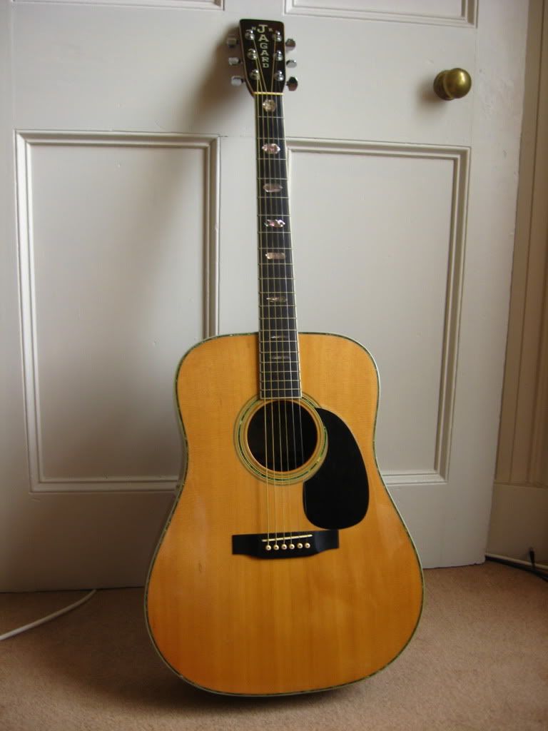 vintage japanese acoustics: Jagard JD400